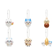 MOYINGXIONG | พวงกุญแจตุ๊กตาเนื้อนุ่ม Chiikawa Usatchi ธีมอาหาร ลิขสิทธิ์แท้