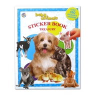 Sticker Book Treasury Baby Animals with Over 350 Reusable Sticker [Phidal]
