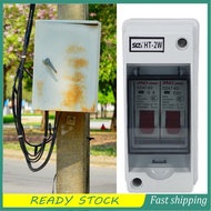 Outdoor Distribution Box Power Circuit Breaker MCB C Type IP65 AC 230V 400V  (C6+C20)