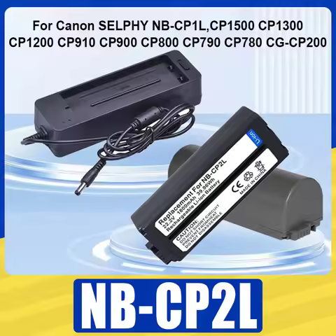 NB-CP2LH NB-CP2L Battery+Charger For Canon SELPHY NB-CP1L,CP1500 CP1300 CP1200 CP910 CP900 CP800 CP7