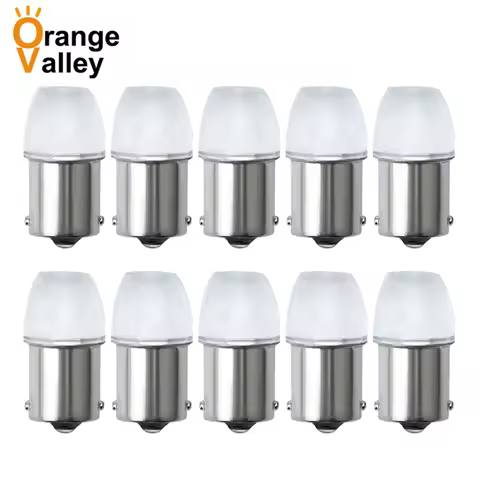 10PCS P21W P21 5W LED Bulb 1156 1157 BA15S BAY15D Led Car Signal Lamp R5W R10W DRL Daytime Running L