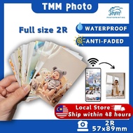 2R Full Size Photo Print 57x89mm｜*Best Seller* (ship within 48 hours) **Glossy