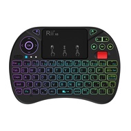 【Worth-Buy】 Mini Wireless Keyboard Backlit With 2.4g Air Mouse Remote Touchpad For Tv Box Pc