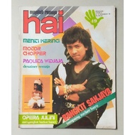Majajah Hai no.49 / 9 December 1986: Sanjaya Bangkit Cover - Van Halen pin up - Mike Tyson - Chopper
