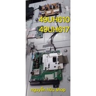 LG TV circuit board 43UH610T, 43UH617T, 49UH610T, 49UH617T, 55UH610T, 55UH617T, 65UH610T