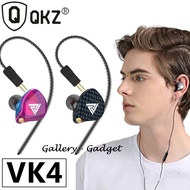 Earphone QKZ VK4 Headset QKZ VK4 HiFi Earphone Bass Dynamic Driver with Mic Headset Original