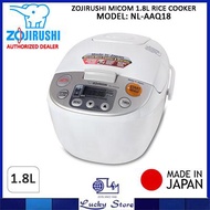 ZOJIRUSHI 1.8L MICOM RICE COOKER NL-AAQ18, MADE IN JAPAN