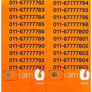 U mobile prepaid 5G ready sim card / Sim kad prepaid Vip numbers / U mobile 预付卡 U98.