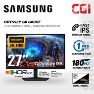 Samsung 27" Odyssey G8 G80HF LS27HG806EFXXS ( IPS, HDR10+, 5K 180 Hz /QHD 360 Hz, 1ms, Freesync , G-
