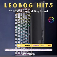 Leobog Hi75 | Aluminium | 75% | 81 Kekunci  | RGB | Struktur Gasket | Hot‑swap | Papan Kekunci Gamin