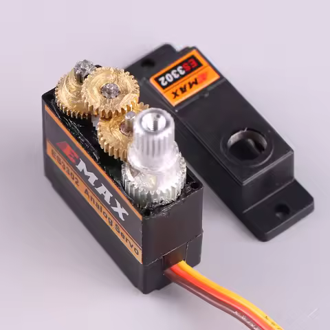 Emax ES3302 Metal Gear Analog Mini Servo 4.8V/6.0V 2.4/2.8kgf.cm for RC Airplane Helicopter Glider F