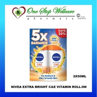NIVEA EXTRA BRIGHT C&E VITAMIN ROLL-ON (50ML/2X50ML) / SPRAY (150ML/2X150ML)