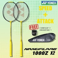 Yonex badminton racket profesional tunggal asli raket semua karbon yy penyakit ultra ringan cahaya N