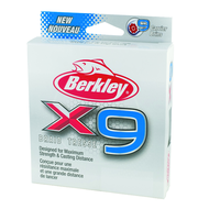 Berkley 貝克力 X9 9股編織PE線 1號 X9BFS10-GG  線徑0.1mm 長度150m  FLGRN 鮮豔黃  1捲