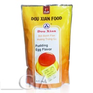 Bột Pudding hương trứng gà Hàng Huy (mẫu mới Douxian) gói 1kg - thạch topping flan rau câu - Gia sto