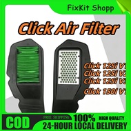 HONDA Click Air Filter Comp Air Cleaner Element Comp High Air Flow Click 125i v1 v2 v3 & 150i V1