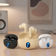 D56 Wireless Bluetooth Headset TWS Intelligent Noise Cancelling LED Display Touch Control Heavy Bass