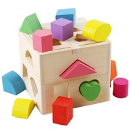 Children's Shape Hexahedral Intelligence Box Cognitive Pairing Baby's Building Blocks Early Education Educational Toys 0 1-3 Years Old