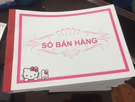 Combo 4 cuốn Sổ bán hàng A5 -  [1 cuốn 100 tờ in 1 mặt]
