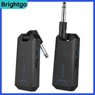 brightgo-my AM-5G Wireless 5.8G Guitar System Rechargeable Audio Transmitter and Receiver ISM Band f