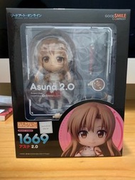全新靚盒 GSC GOOD SMILE 刀劍神域 亞絲娜 Asuna 黏土人 Sword Art Online Nendoroid 1669 SAO 2.0