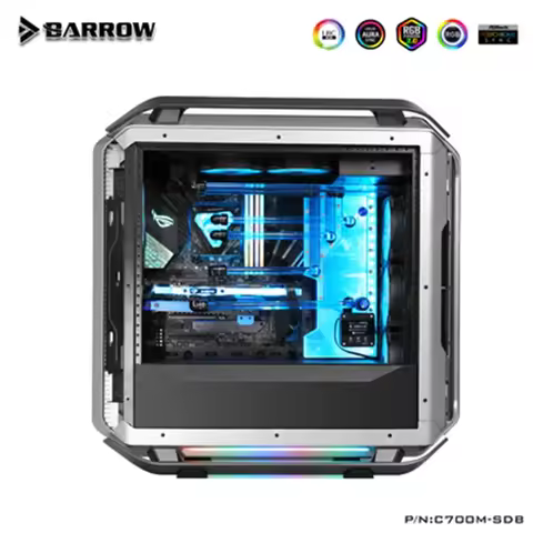 Barrow C700M-SDB,Waterway Boards For Cooler Master C700M Case,For CPU / GPU Water Cooling Block Buil