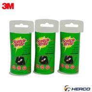 3M Scotch Brite Lint Roller Refill Black 3 Rolls (30 Sheets)