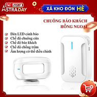Chuông Báo Khách Cửa Hàng, Báo Động Chống Trộm Cảm Biến Chuyển Động Hồng Ngoại Không Dây CTFAST 02 -