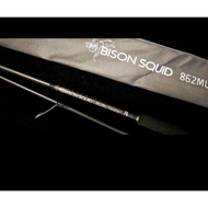 BISON SQUID 862ML คันตกหมึกรุ่นใหม่ล่าสุด 2024 a 8.6“ML 2ท่อนต่อกลาง One