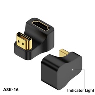 MOSHOU | 360 Degree U Shape HDTV Adapter HDMI 2.1 Male to Female 8K 60Hz Connector for Portable Disp