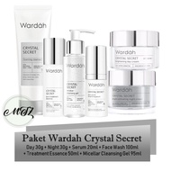 Paket Lengkap Wardah Crystal Secret - 6Pcs ( Day30g +Night30g +Serum20ml +Face Wash100ml +Treatment 