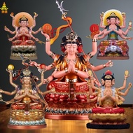 ,, Resin Painted Doumlin Statue Douma Mingjun Household Worship Buddha Statue Ornaments Various Stat