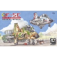 AFV Club AFQ003 Egg Machine Q Version Fighter F-5E VF-111 Sunset Squadron National Army Painted Deta