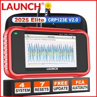 【2025 +7 Resets】LAUNCH CRP123E V2.0 OBD2 สแกนเนอร์ 4 ระบบอ่านรหัสตรวจสอบเครื่องยนต์ ABS SRS AT พร้อม