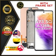 LCD WITH FRAME SET SM SAMSUNG A73 A736B SM-A736B LCD DISPLAY TOUCH SCREEN DIGITIZER