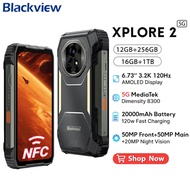 【Official shop】Blackview XPLORE 2 Rugged Phone 5G （12GB+256GB / 16GB + 1TB）MediaTek Dimensity 8300 6