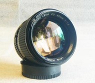 【悠悠山河】美品 Canon NFD NEW FD 85mm F1.8 大光圈人像鏡 全鏡超通透明亮 無刮無霉無霧無塵