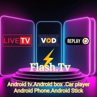 Subscription Flash.tv Live tv vod 30days 90days 180days
