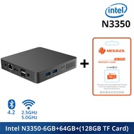[ARRME] CPU N4000 N3350 Intel พีซีขนาดเล็ก M2 SOYO 6G RAM 64G/128G ROM VGA Win10Pro Win11 M2 Air เดส