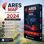 🔥 ARES Map 2024 Lifetime For Windows 64-Bit | CAD Mapping & GIS Software