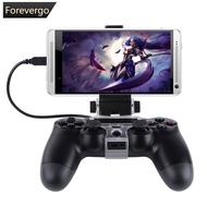 FOREVERGO 1Pc For PlayStation PS4 Game Controller Bracket Smart Phone Clip Mount Holder G9H9