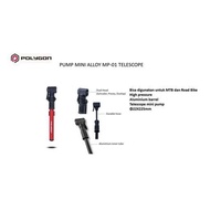 Polygon Mini Pump Telescopic Air Lite 87 Psi Bicycle Tire Pump