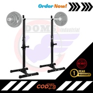 Adjustable Squat Stand Rack Home Gym Fitness Dumbbell Rack Free Squat Stand Rack Weight Adjustable S