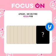 &TEAM POB YES24 WE ON FIRE PHOTOCARD
