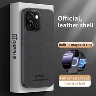 Leather Casing for OnePlus 13T 5G One Plus 13T 1+13t PKX110 Phone Case Wireless Charging Car Magneti