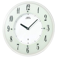 SEIKO HS533W Wall clock for living room bed room White Diameter 346x32mm Radio Analog EMBLEM