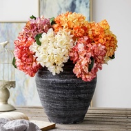 Vintage Hydrangea Artificial Flower Dopamine Color Flowers Arrangements Fashion Wedding Decor