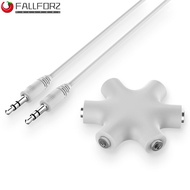 AFALLFOR Audio Splitter for Tablet MP3 MP4 1 Male to 5 Female 3.5 Jack 3.5mm Share Adapter