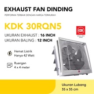 KDK 12" Inch 30RQN5 Wall Exhaust Fan – 2-Way Suction Wall Fan