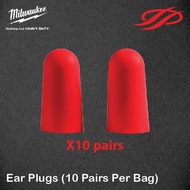 Milwaukee Ear Plugs (10 Pairs Per Bag) 48-73-3001